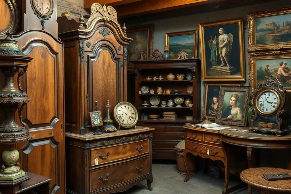 Tri des meubles et objets de valeur lors d'un vide-maison