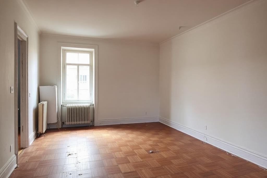Logement entièrement vidé par Tout Débarras avant les travaux